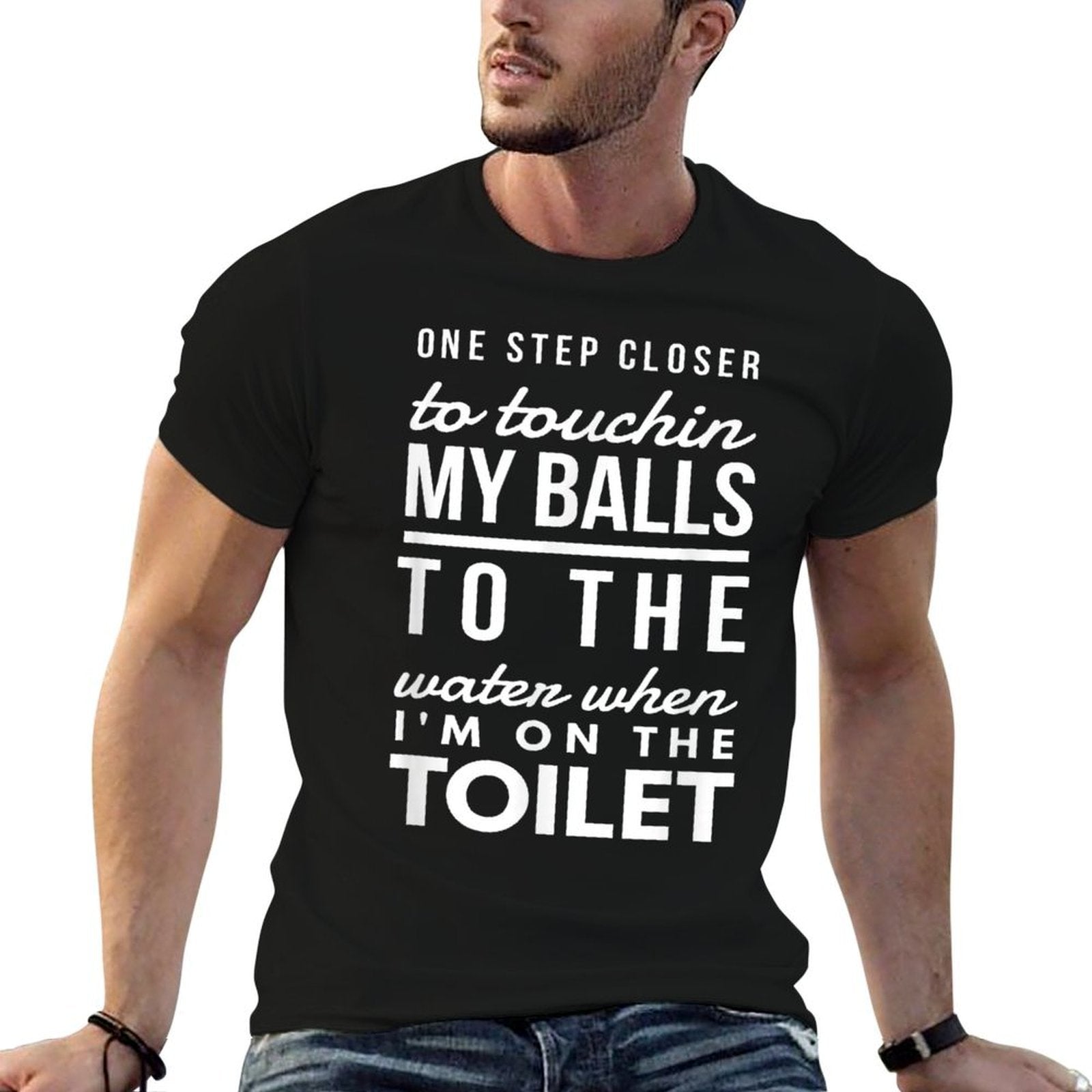 One Step Closer Fifty 50th Birthday Gag Joke Father Gift  High-quality Stitching T-Shirt