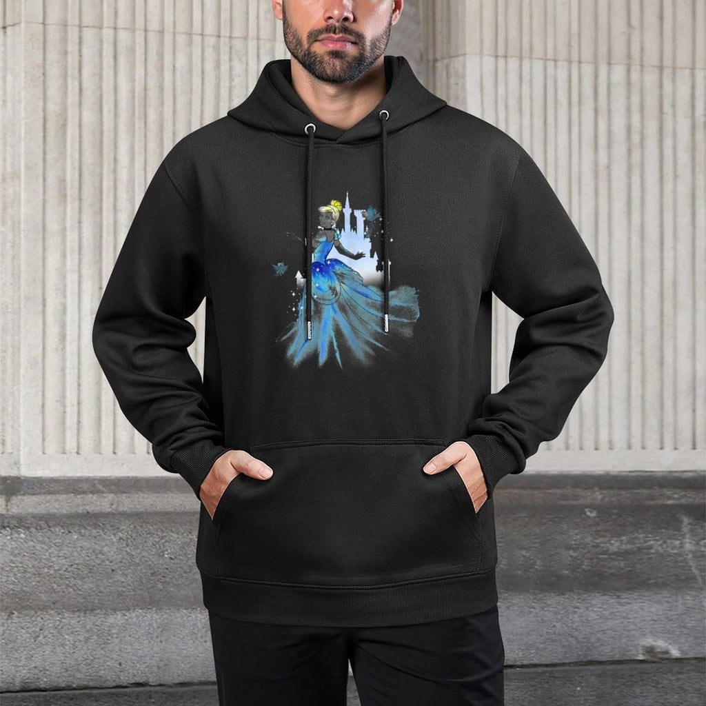 Disney Cinderella Water Color Graphic Pilling-Resistant Hoodie