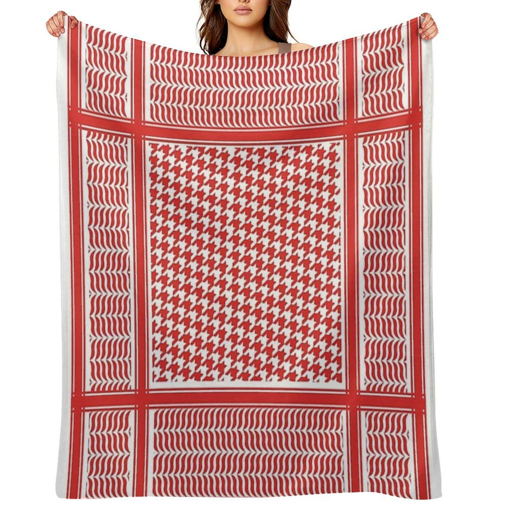 Shemagh & Ghutra Gift-ready Throw Blanket