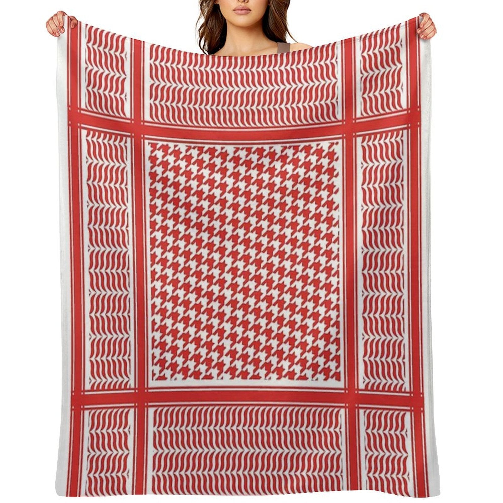 Shemagh & Ghutra Gift-ready Throw Blanket