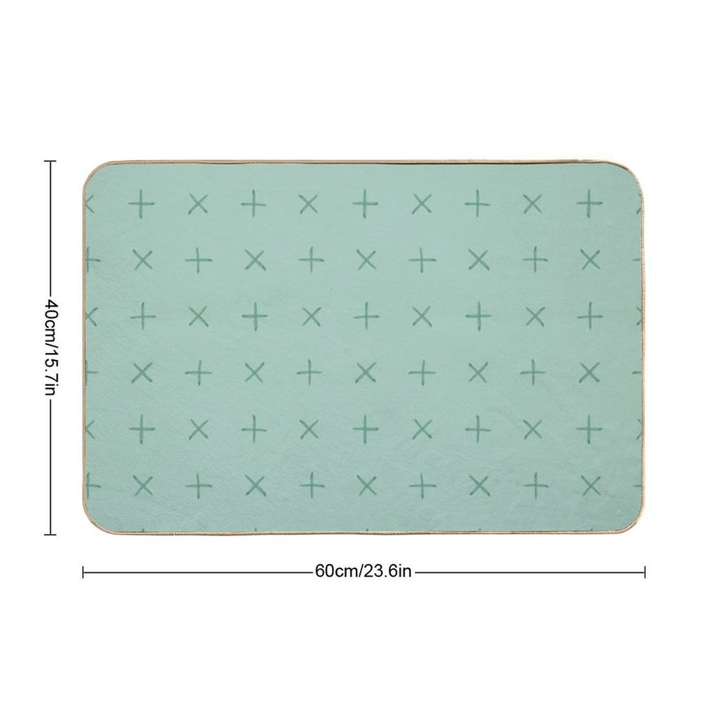 Criss Cross  Rapid-Drying Bath Mat