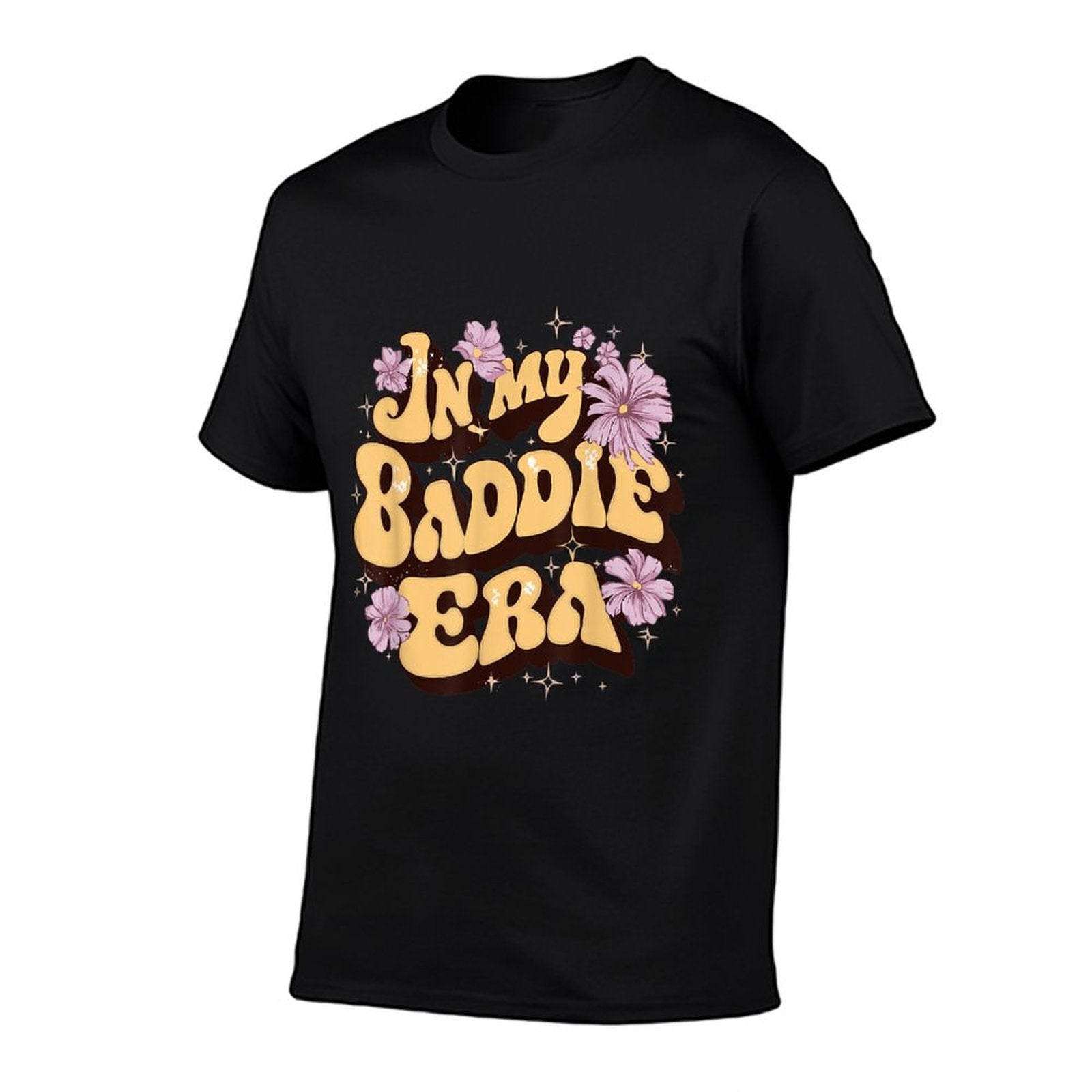 In My Baddie Era Groovy Funny Womens Girlfriend Wife Meme  Lightweight T-Shirt