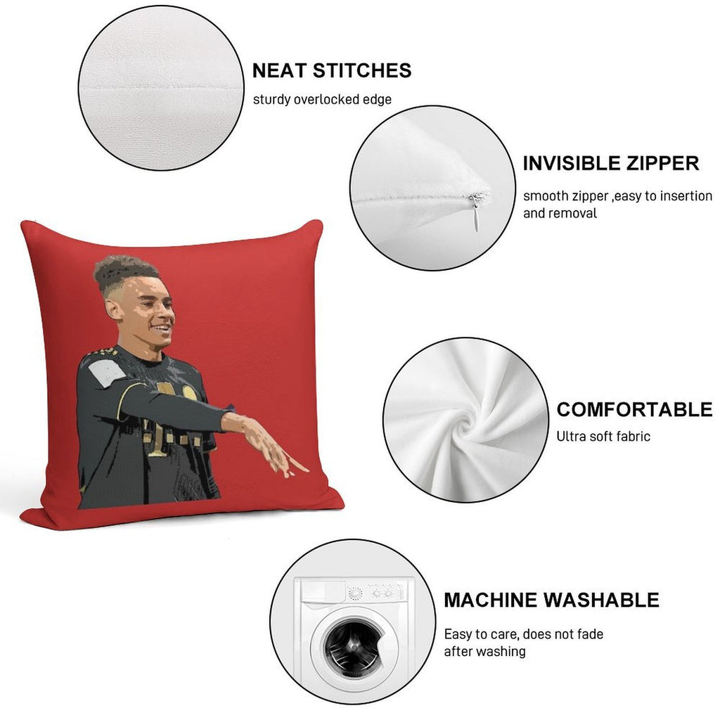 Jamal Musiala Soft Washable Throw Pillow