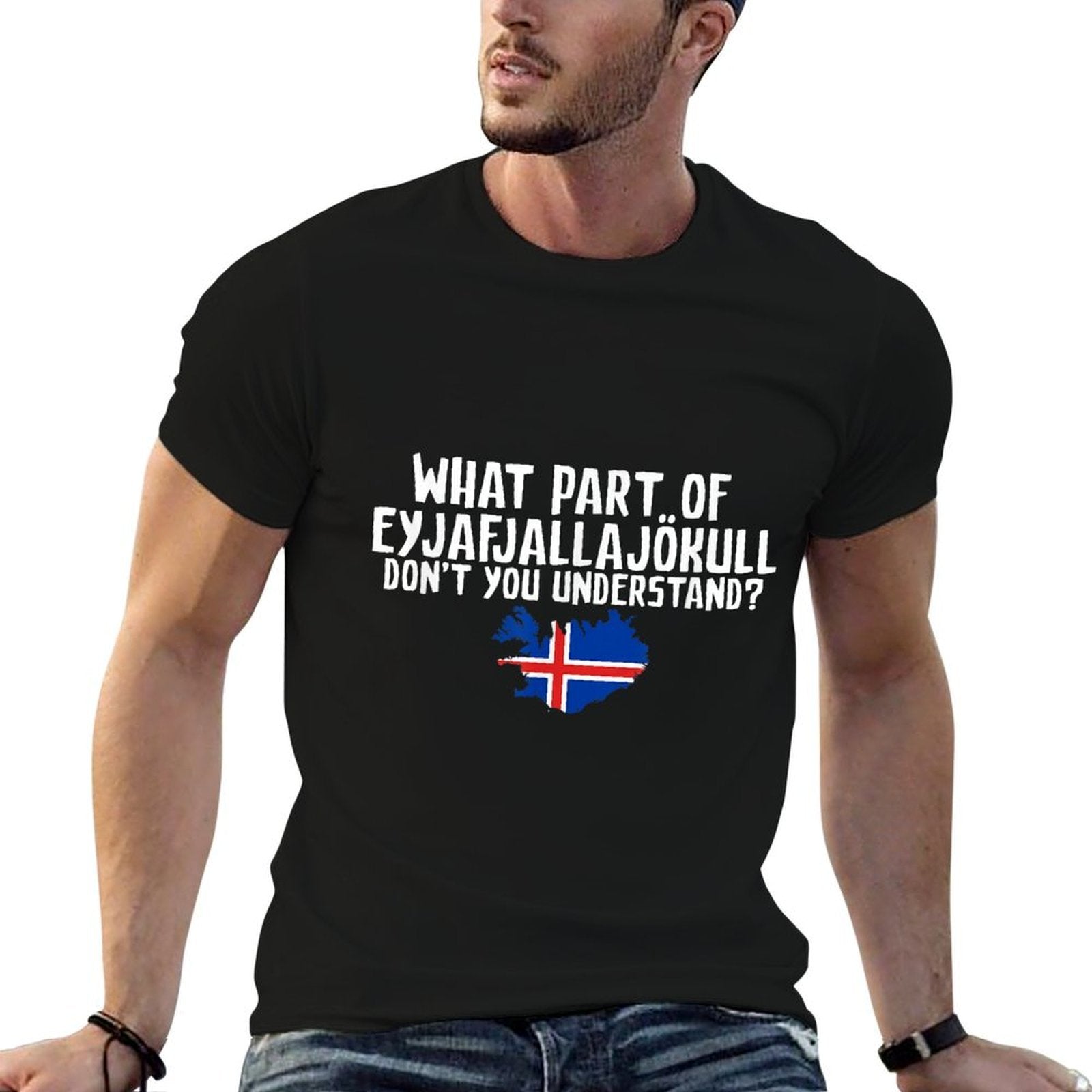 Don't You Understand Volcano Iceland  Polyester Blend T-Shirt