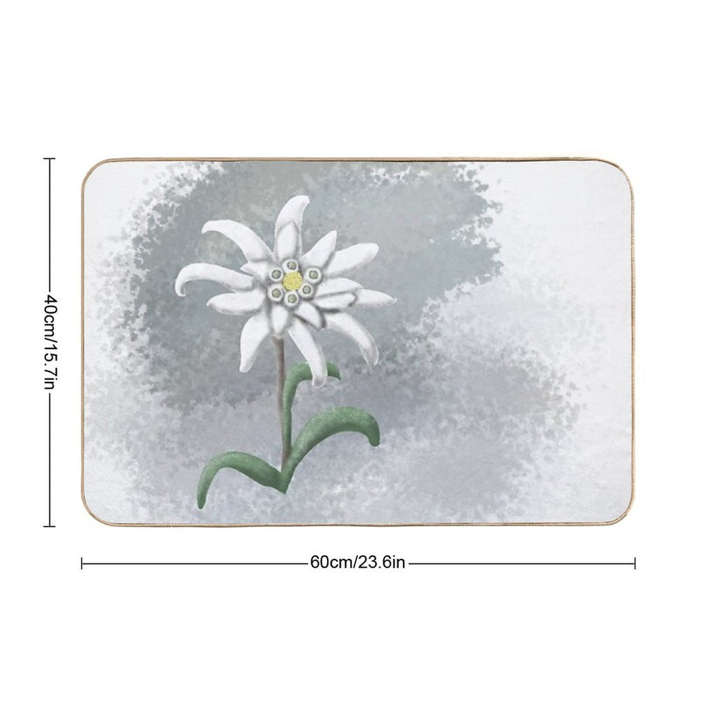 Strength And Beauty- Edelweiss  Odorless Bath Mat