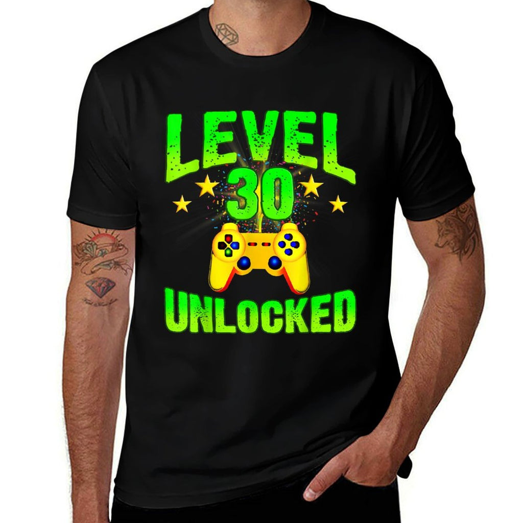 30th Birthday Level 30 Unlocked Birthday Gifts  Lightweight T-Shirt