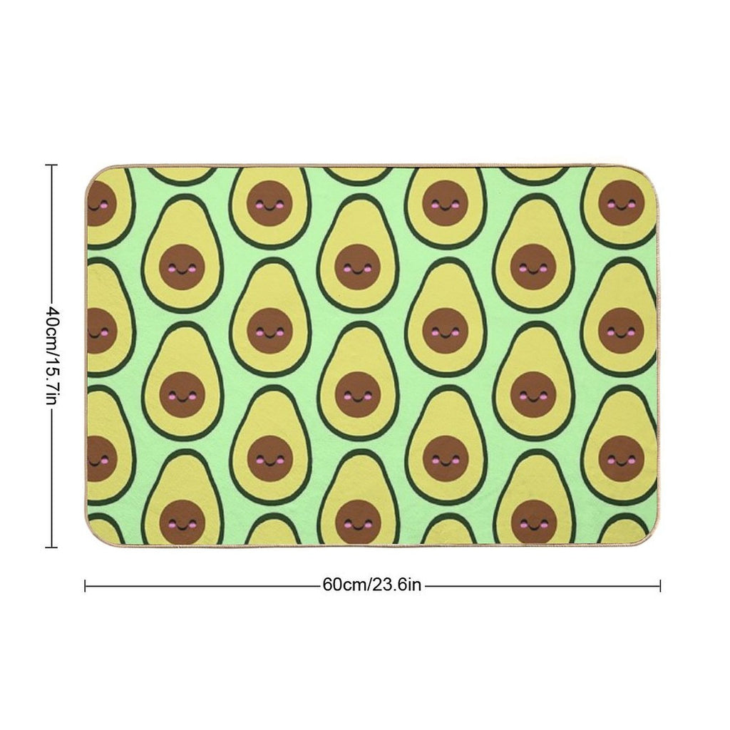 Blushing Avacado  Easy Maintenance Bath Mat