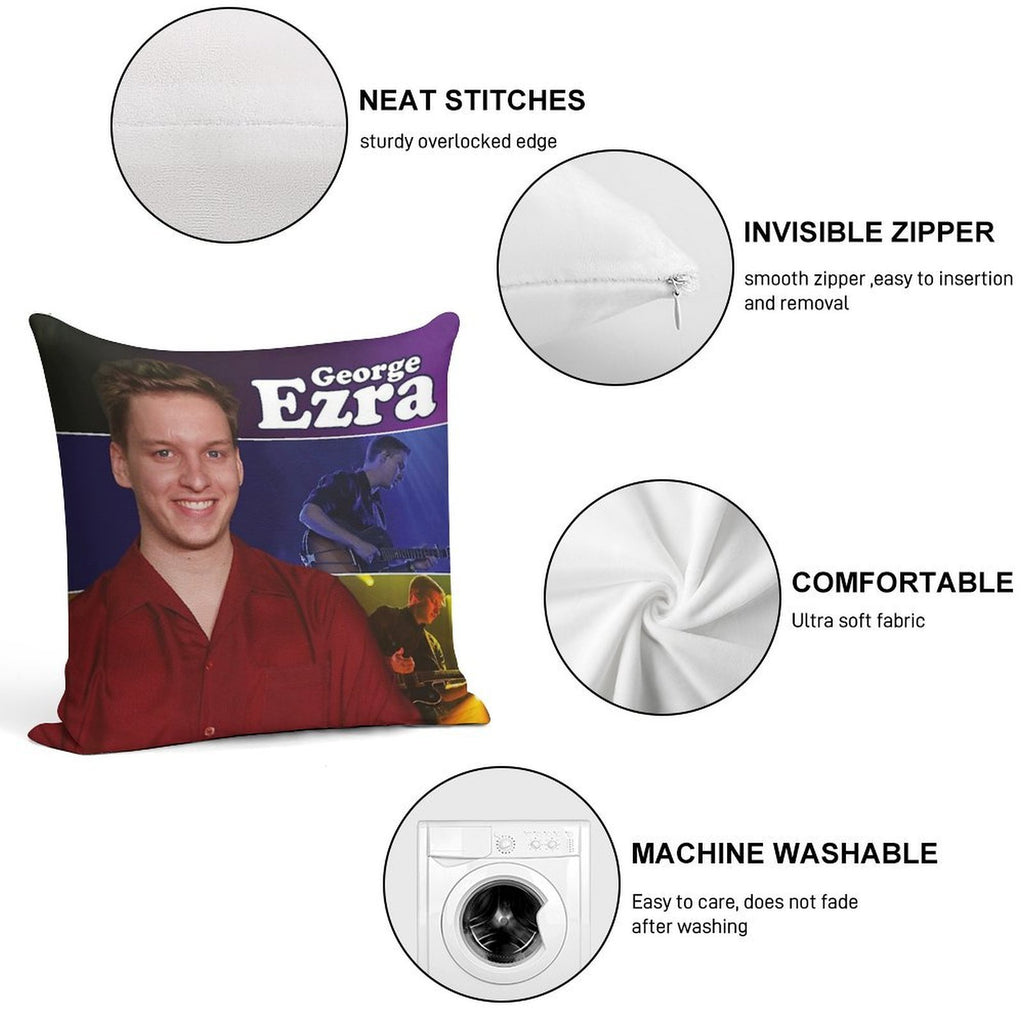George Tour 2021 Ezra Concert Kokbisa Soft Home Decor Throw Pillow
