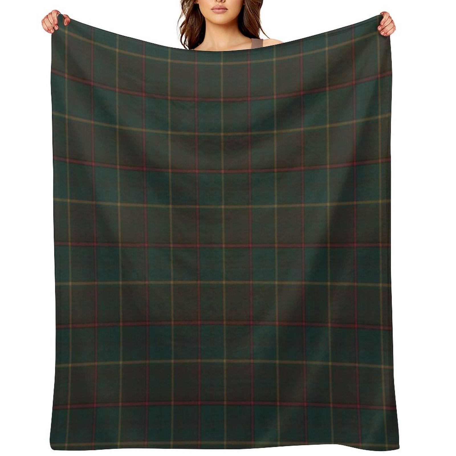 Ontario Provincial Tartan Lightweight Throw Blanket