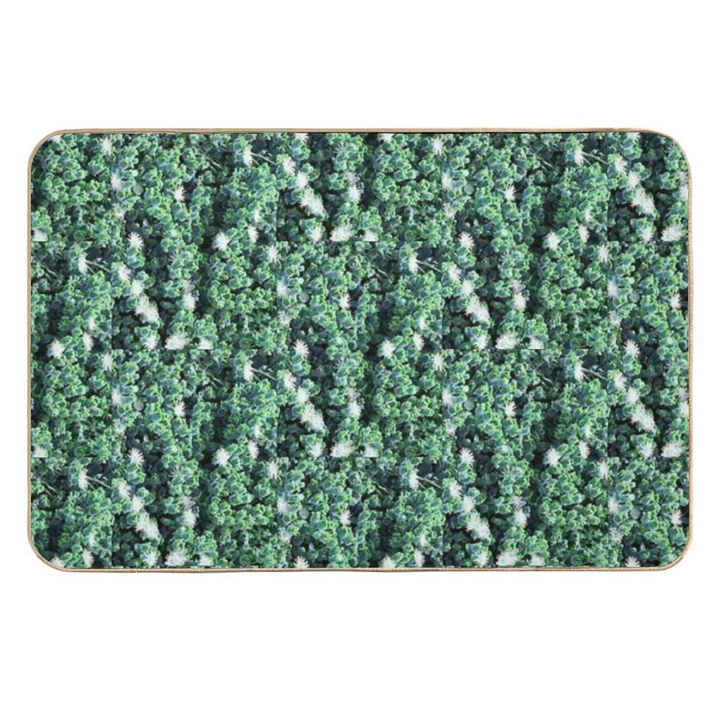 Some Beautiful White Flowers  Non-Slip Bath Mat