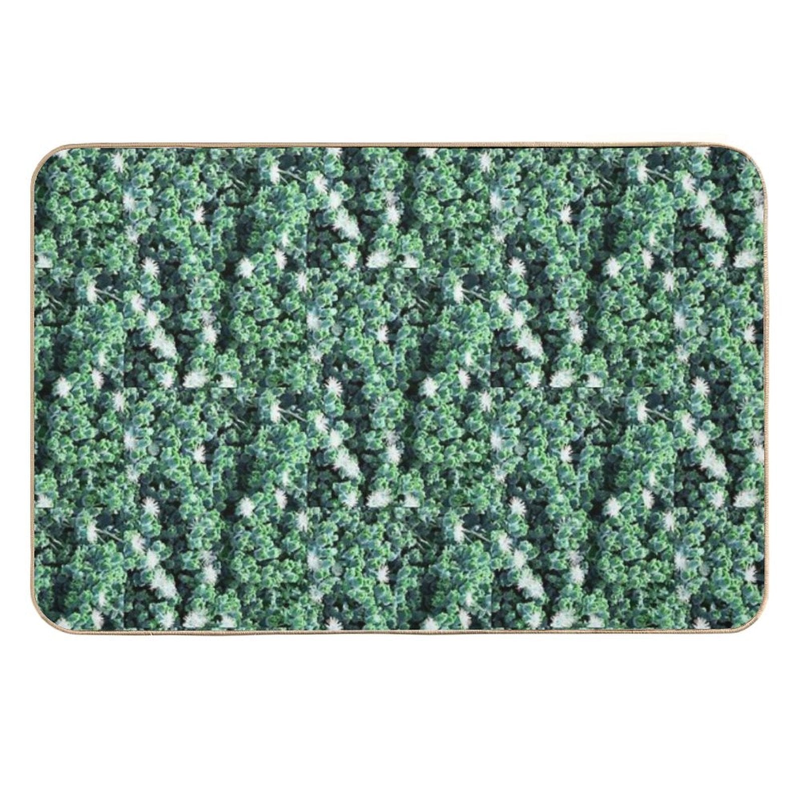 Some Beautiful White Flowers  Non-Slip Bath Mat