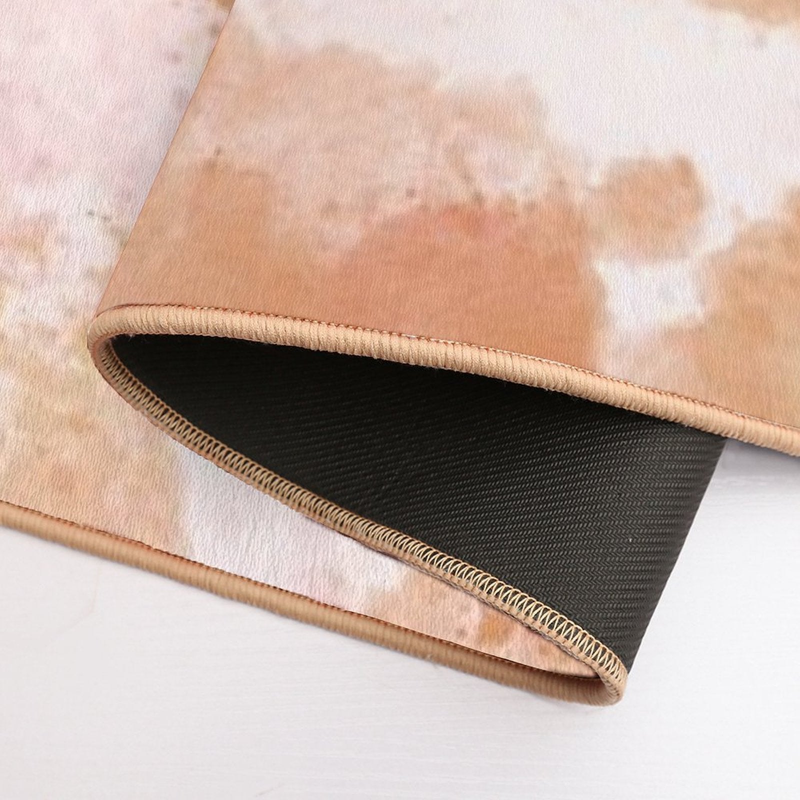 Boho Watercolor  Fade-Resistant Bath Mat
