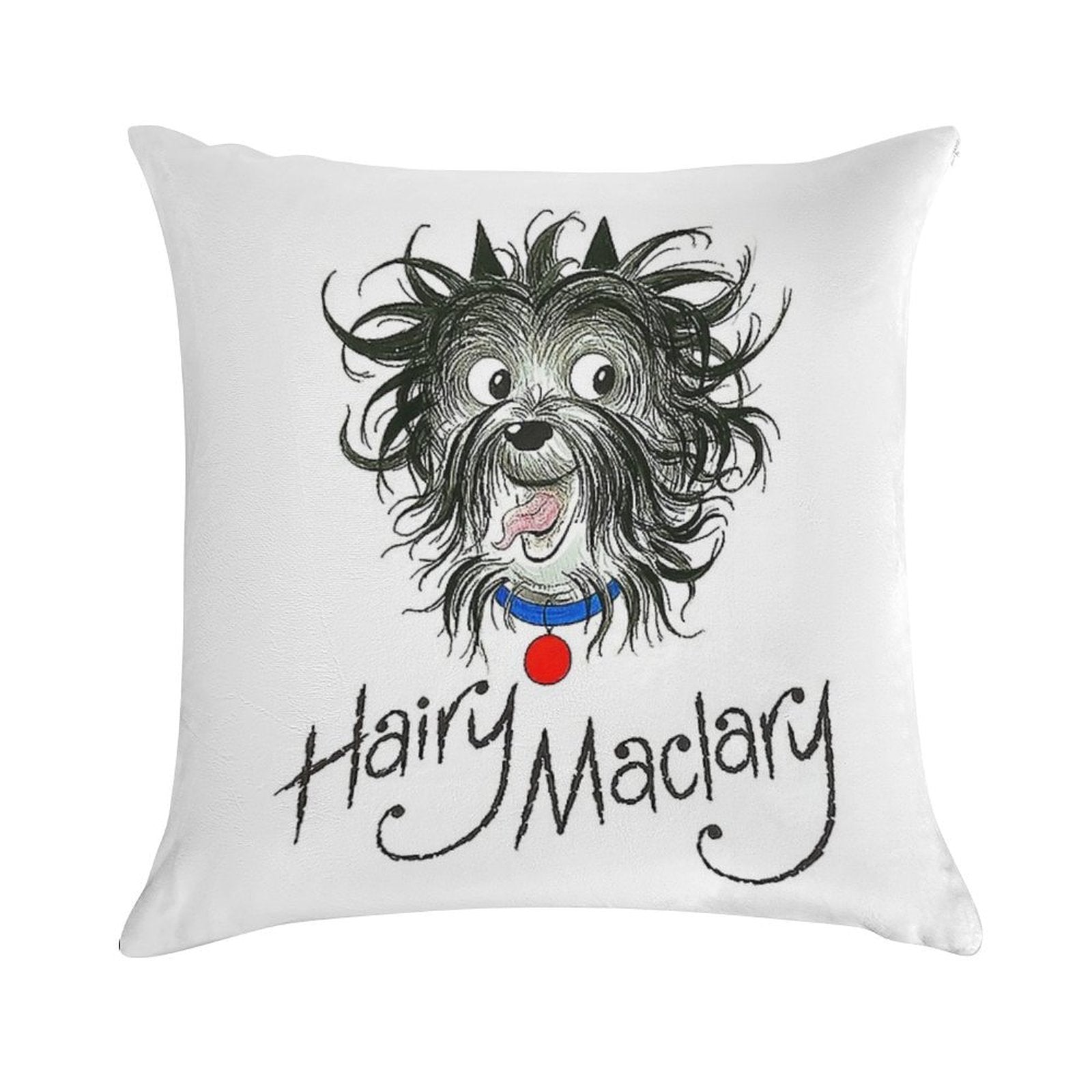 Hairy Maclary Soft Short Plush Fabric Throw Pillow