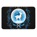 Snow Globe Deer  Absorbent Bath Mat