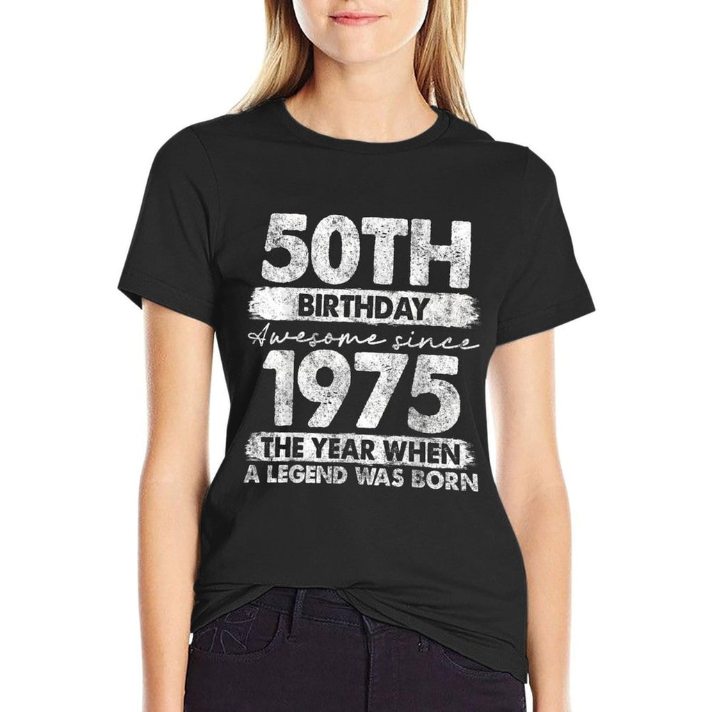 50 Year Old Gifts Vintage 1975 Limited Edition 50th Birthday  Classic T-Shirt
