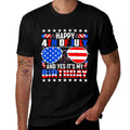 Happy 4th Of July And Yes Its My Birthday 4th Of July  Fade-proof Color T-Shirt