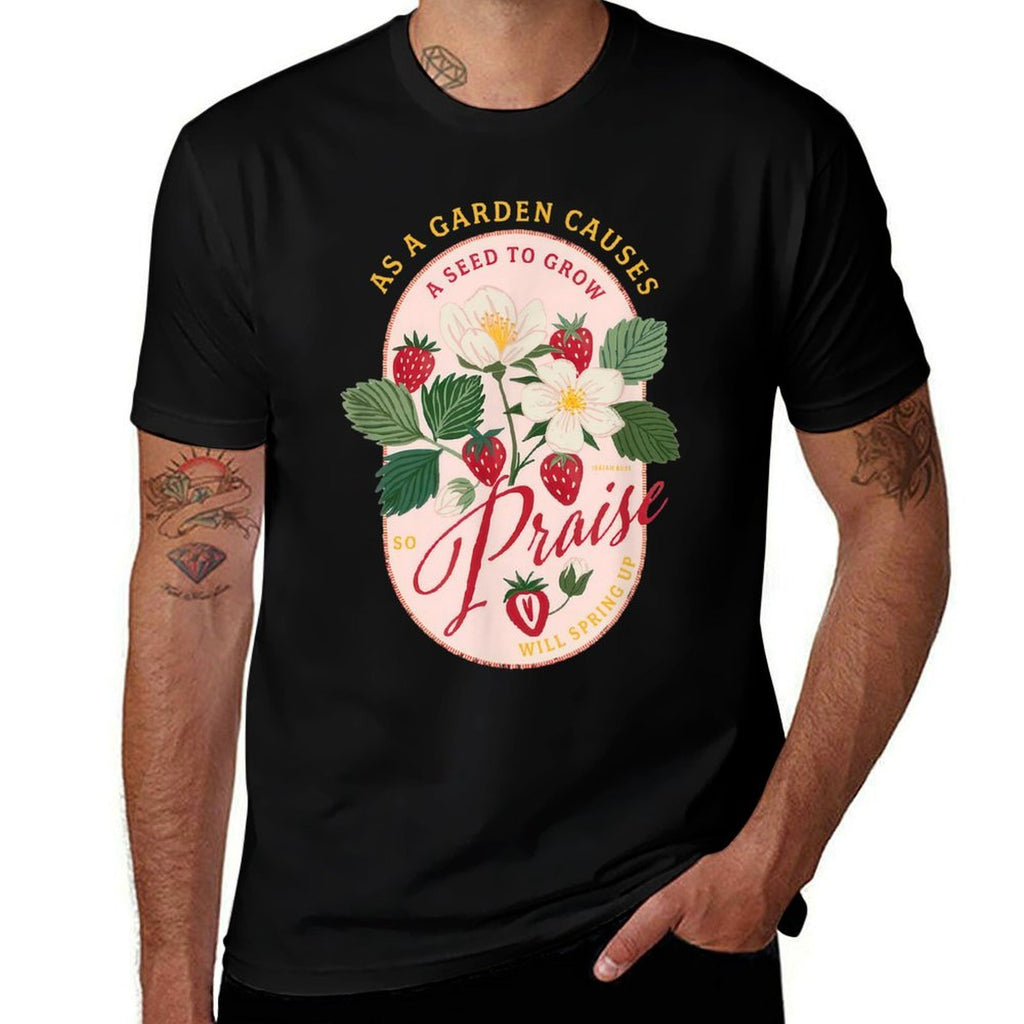 Strawberry Faith As A Garden Causes A Seed to Grow  Vintage-inspired T-Shirt