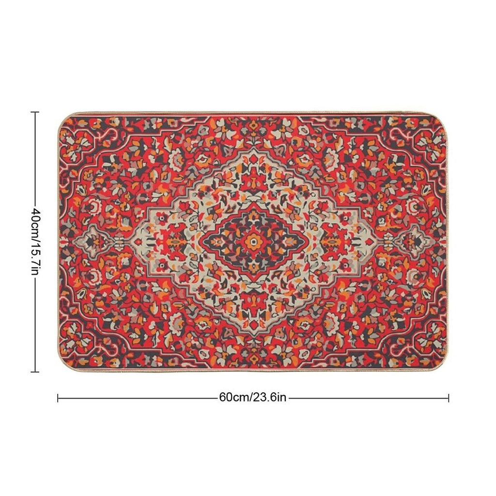 Persian Oriental Rug  Multi-Purpose Bath Mat