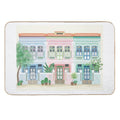 Peranakan Shophouses in Singapore  Stain-Proof Bath Mat