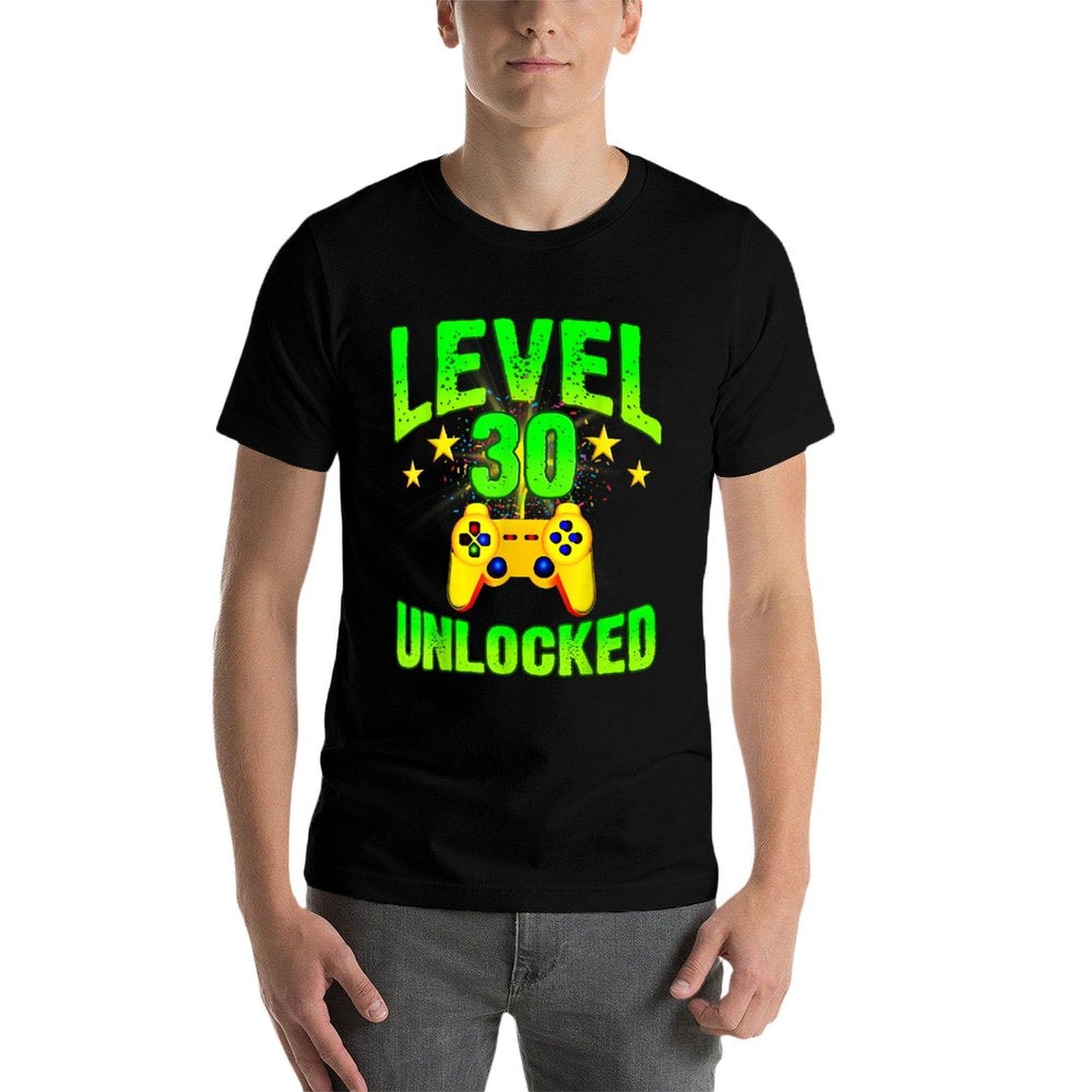 30th Birthday Level 30 Unlocked Birthday Gifts  Lightweight T-Shirt