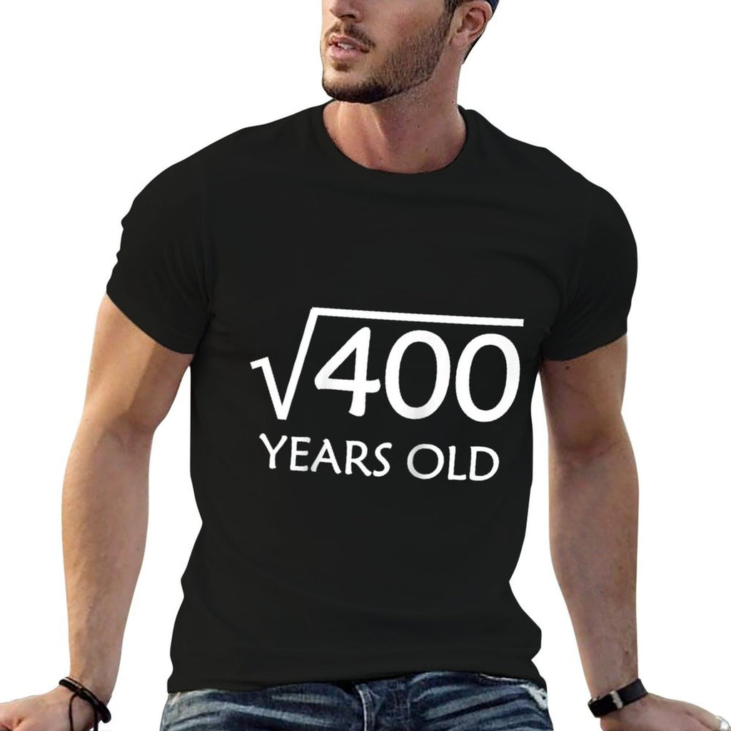 20th Birthday  Square Root of 400 - 20 Years Old Bday Raglan Baseball  Breathable T-Shirt