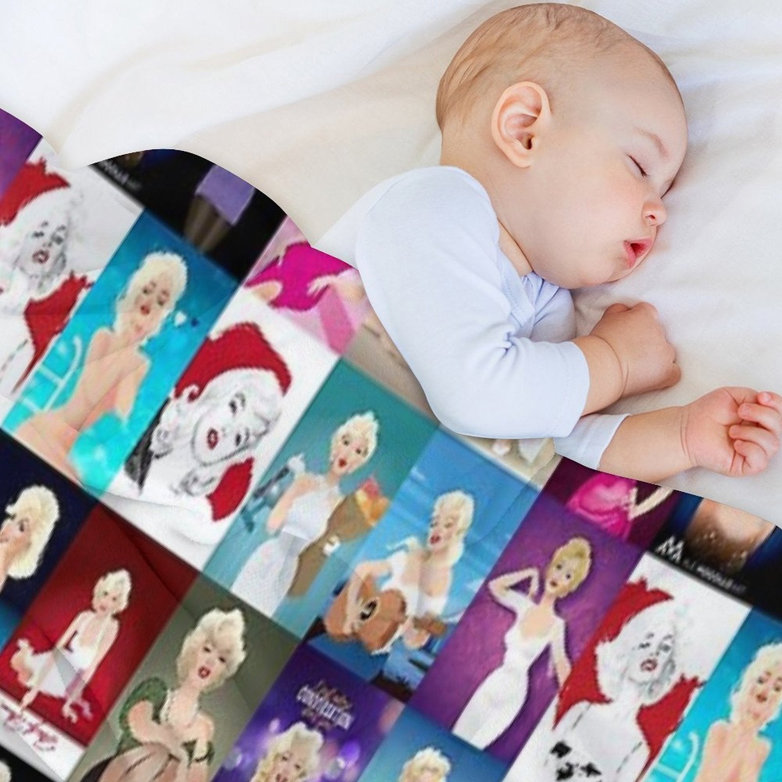 MM Patchwork Lightweight Throw Blanket