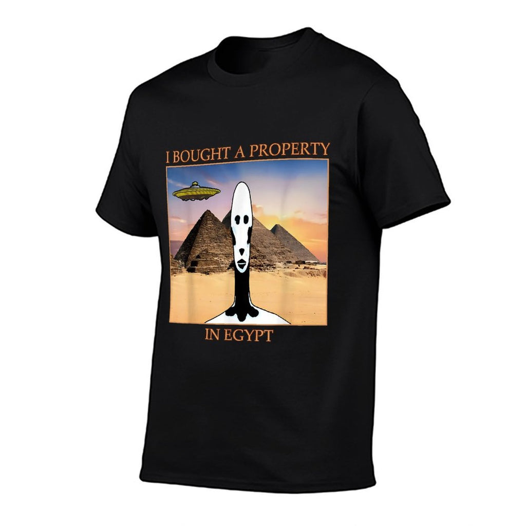 I Bought A Property In Egypt Locked In Alien Meme  Wrinkle-resistant T-Shirt