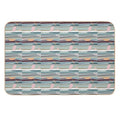 Modern Art Tile  Easy Maintenance Bath Mat