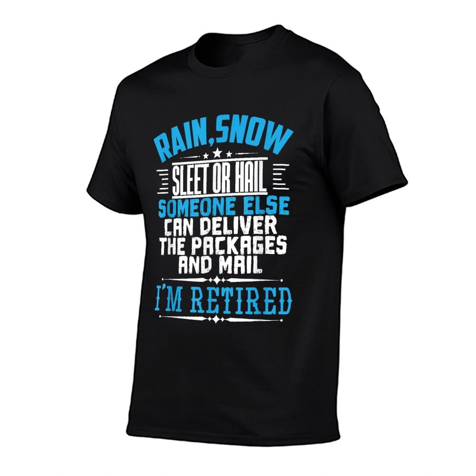 Funny Retired Postal Post Office Mailman Retirement Gift  Tagless Design T-Shirt