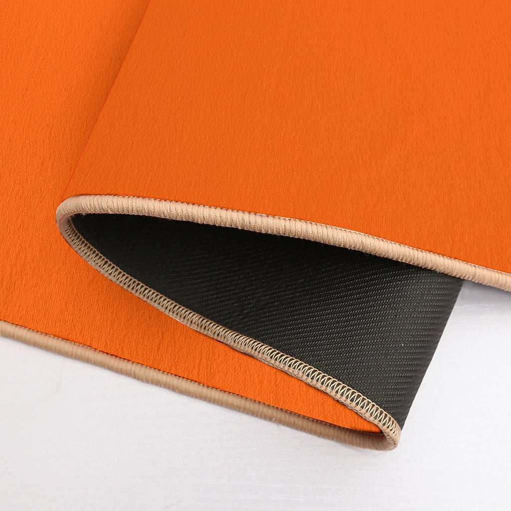 Neon Orange  Stain-Proof Bath Mat