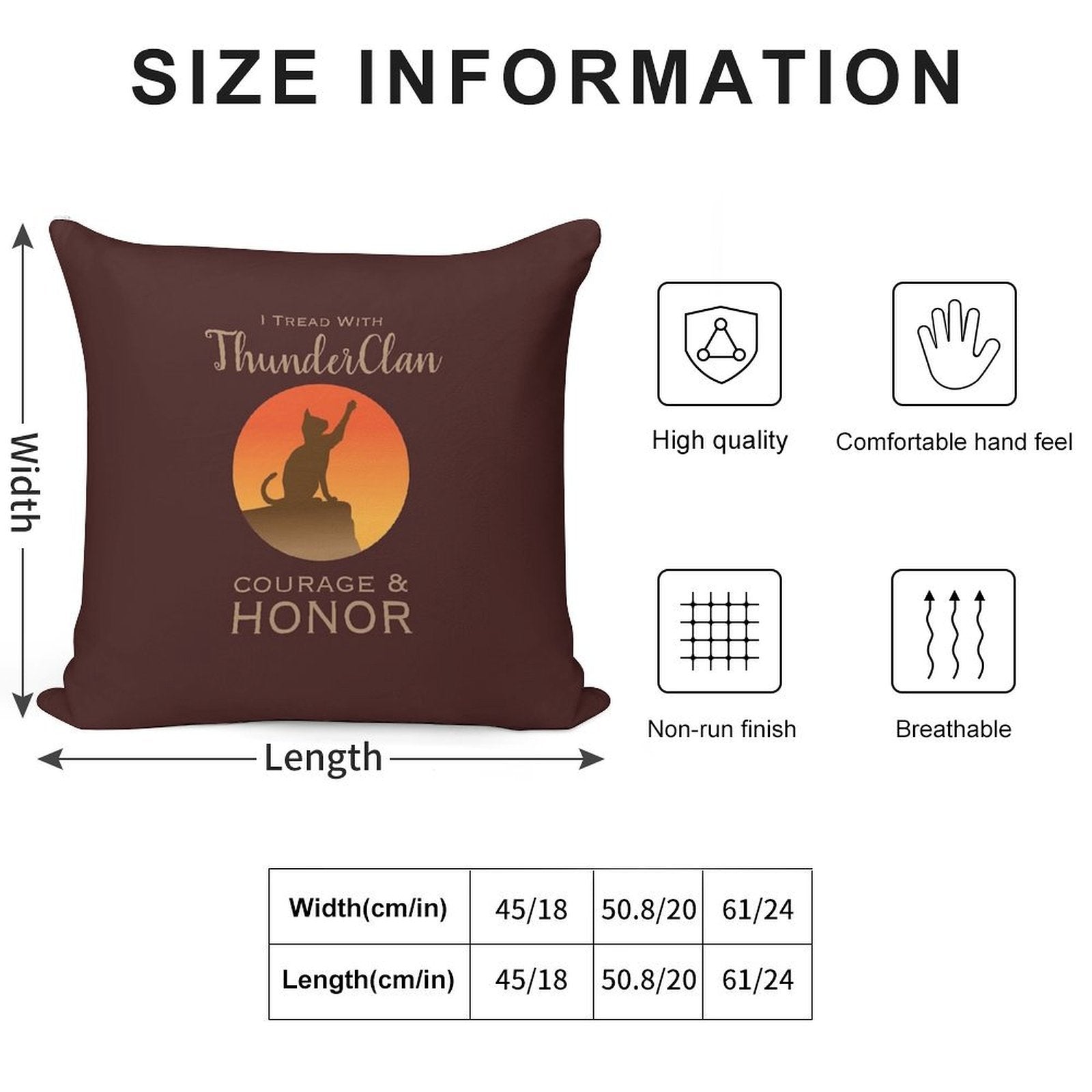ThunderClan Pride Soft Warmth Comfort Throw Pillow
