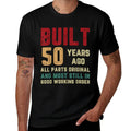 Vintage Built 50 Years Ago All Parts Original 50th Birthday  Wrinkle-resistant T-Shirt