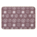 Magical Sun Bohemian Dreamy Aesthetic In Muted Colors Mulberry  Non-Slip Bath Mat