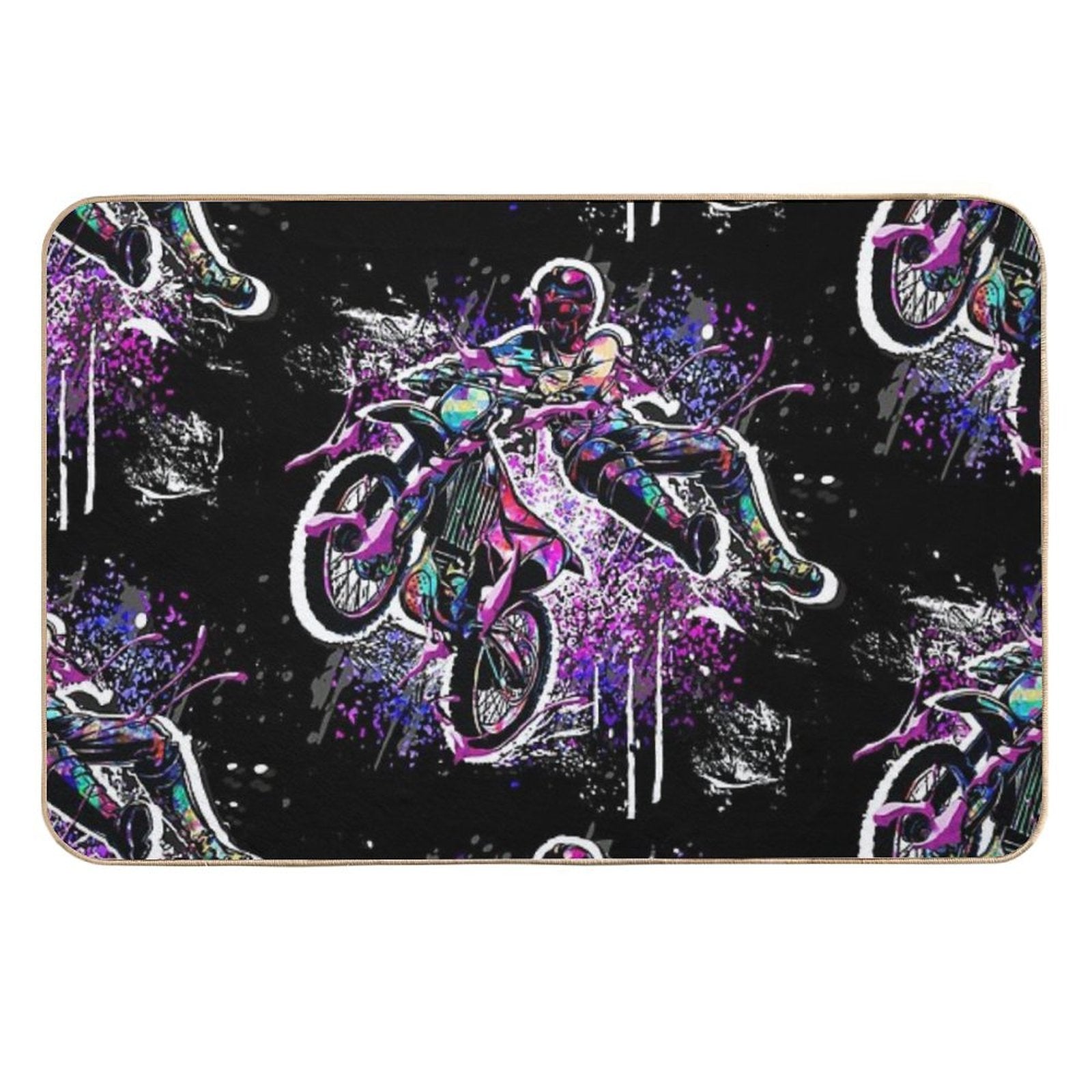 Motocross - MX - Moto Cross  Dirt-Trapping Bath Mat
