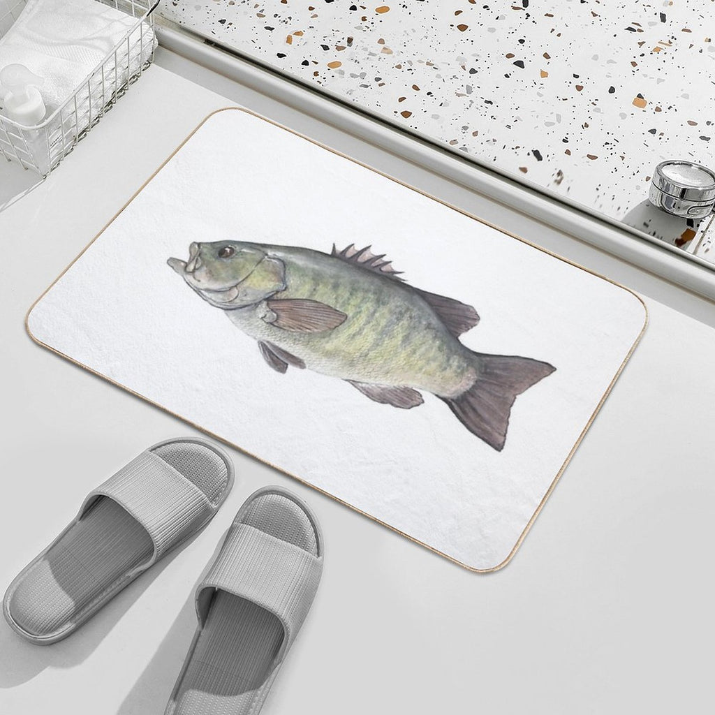 Smallmouth Bass  Multi-Purpose Bath Mat