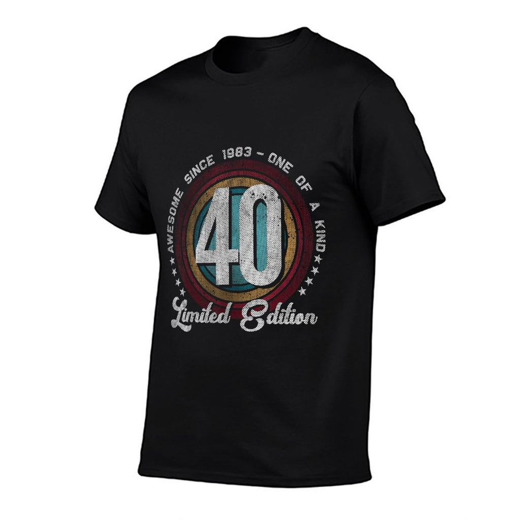 Vintage 1983 40 Year Old Gifts Limited Edition 40th Birthday  Quick-drying T-Shirt