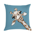 Sketch Giraffe Art Soft Decorative Cover Throw Pillow