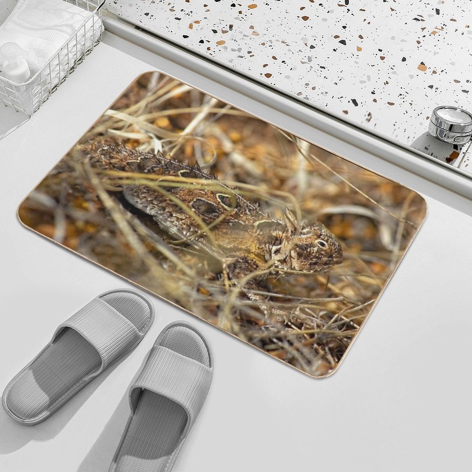 Now You See Me  Dirt-Trapping Bath Mat