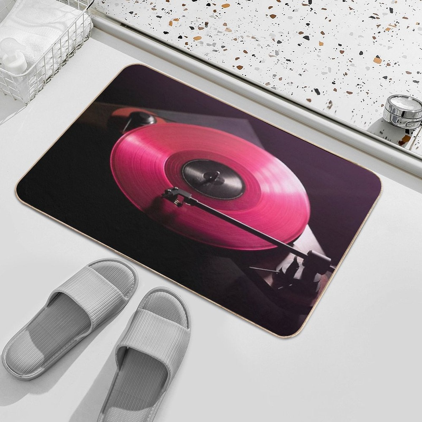 Turntable  Easy Maintenance Bath Mat