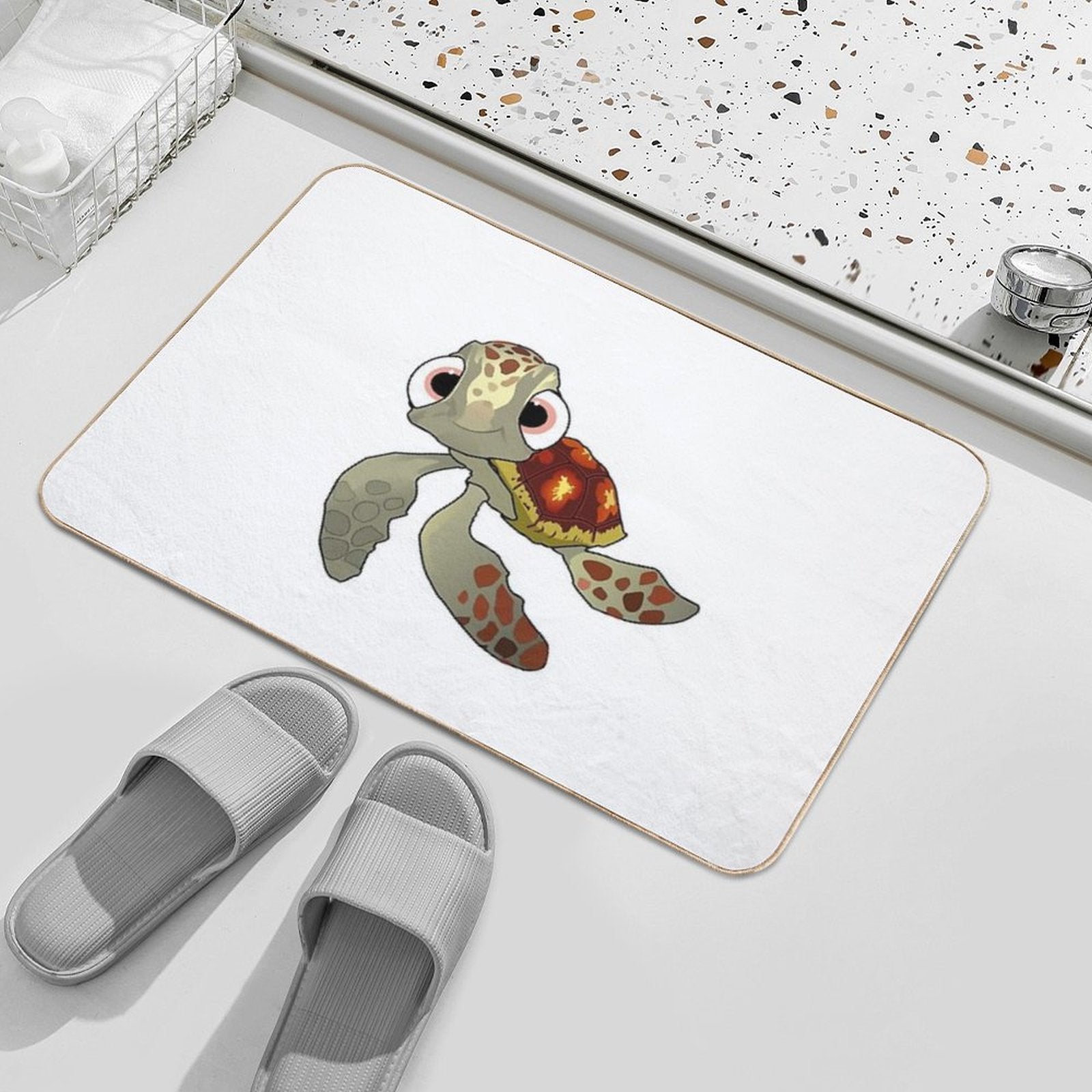 Cute Squirt Finding Nemo  Non-Slip Bath Mat