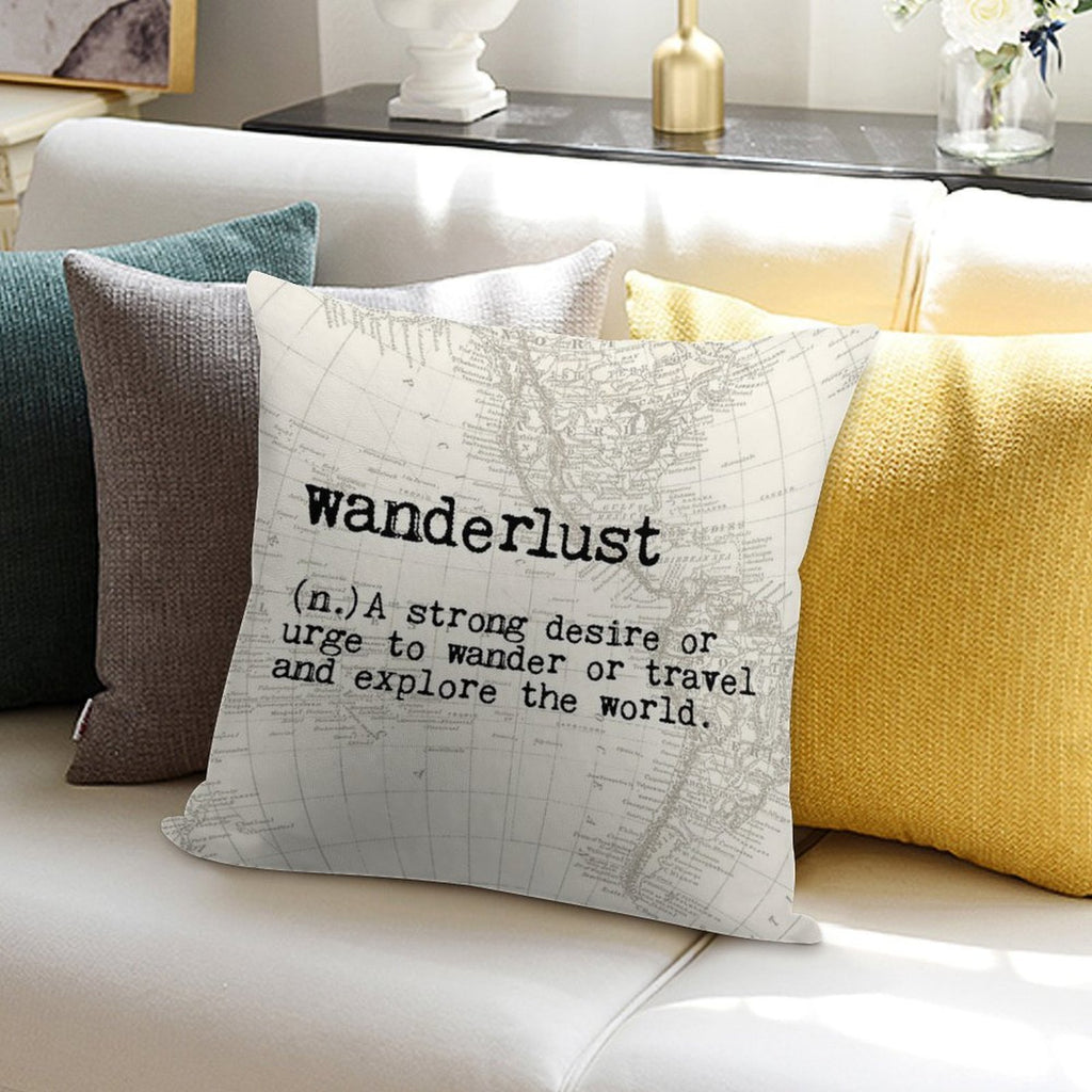 Wanderlust Soft Anti-Pilling Throw Pillow