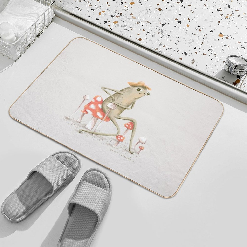 Awkward Toad  Anti-Trip Bath Mat