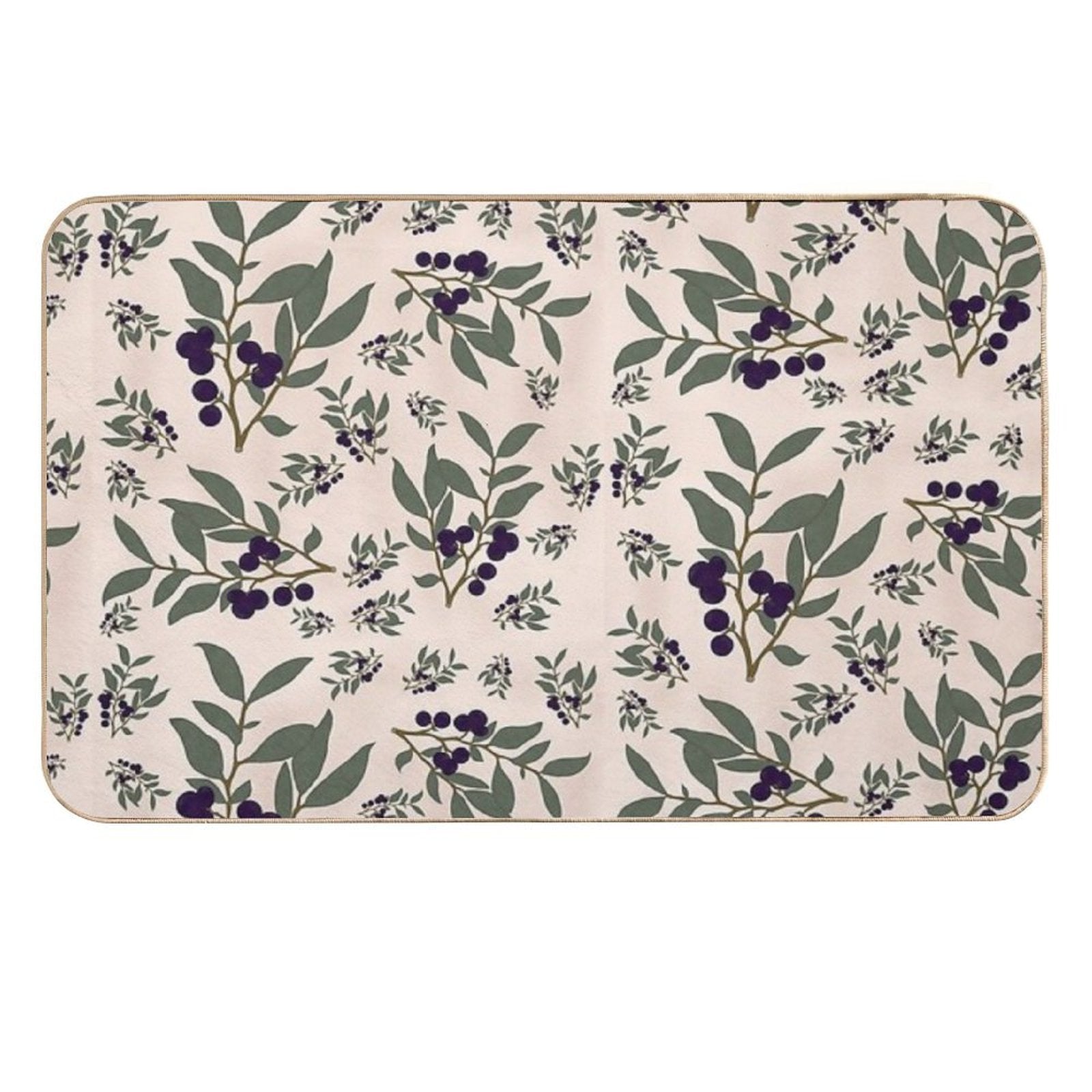 Huckleberry Pattern  Versatile Bath Mat