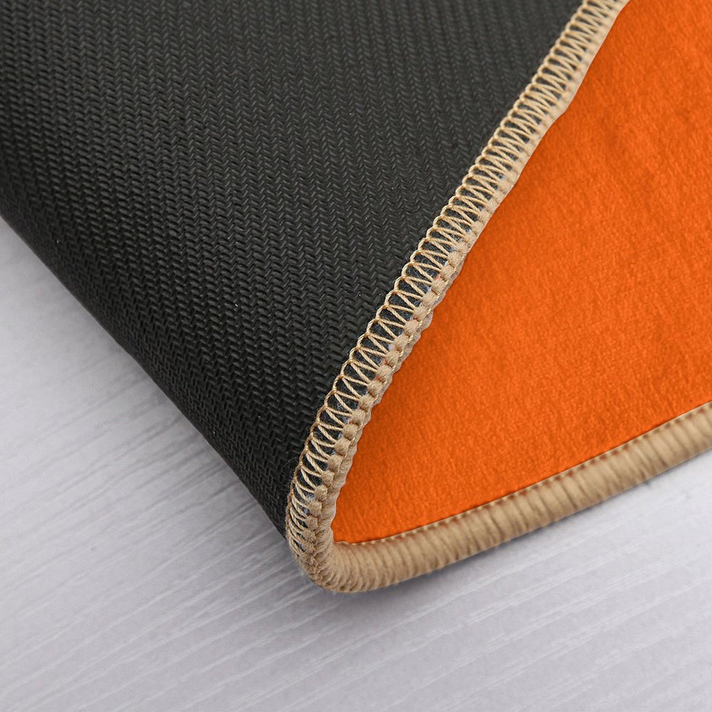 Neon Orange  Stain-Proof Bath Mat