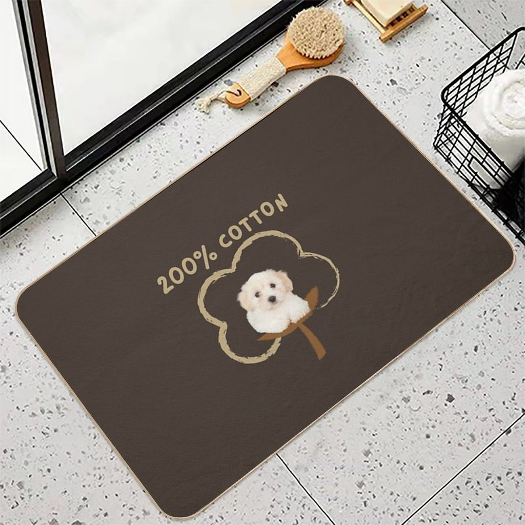 200 Cotton - Cute Funny Gift for Coton De Tulear Owners - Birthday Gift for Mothers Day, Fathers Day, Christmas, Thanksgiving F  Multi-Purpose Bath Mat