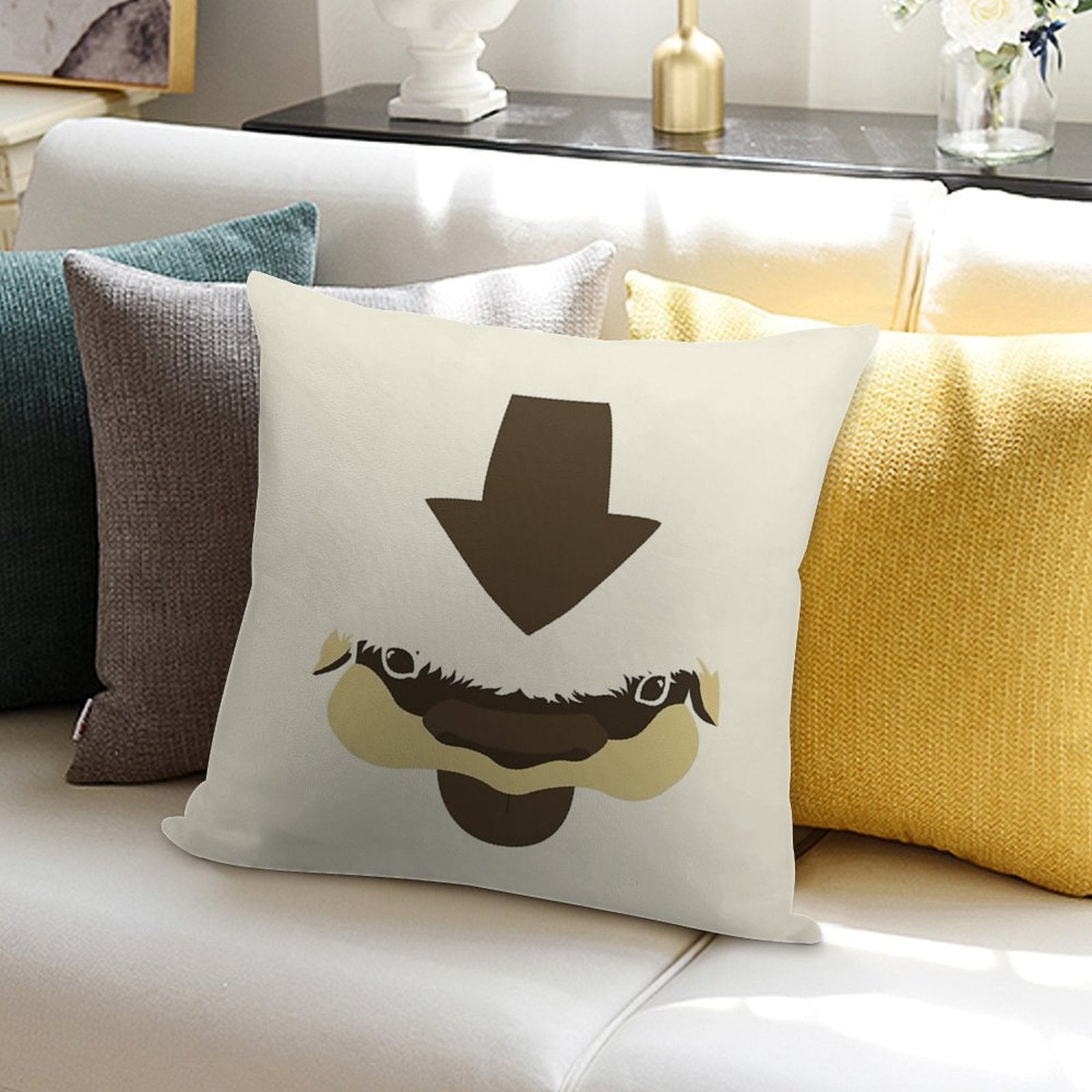 YIP-YIP! Soft Skin-Friendly Throw Pillow