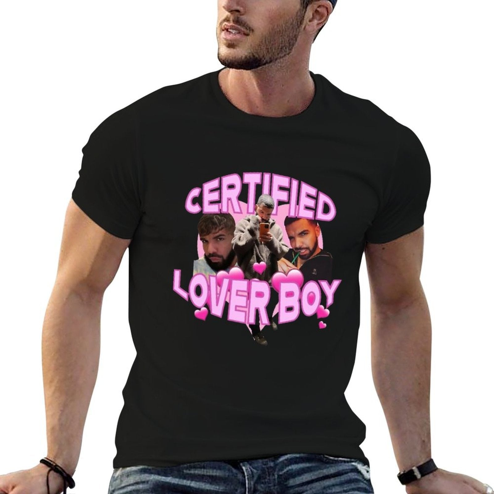 Drake BBL - Certified Lover Boy  Summer-ready Fabric T-Shirt
