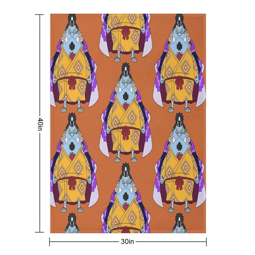 Jinbe (Wanokuni) Anti-pilling Throw Blanket