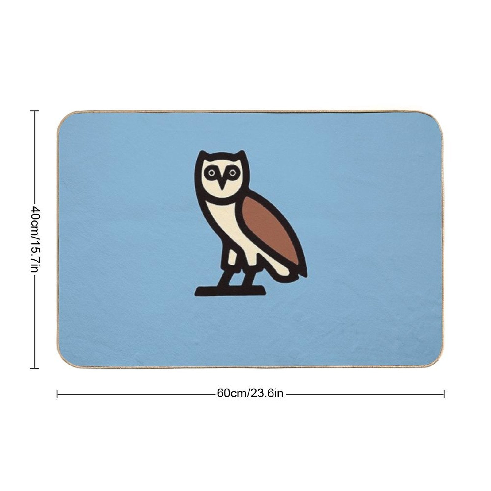 Ovo  Rapid-Drying Bath Mat