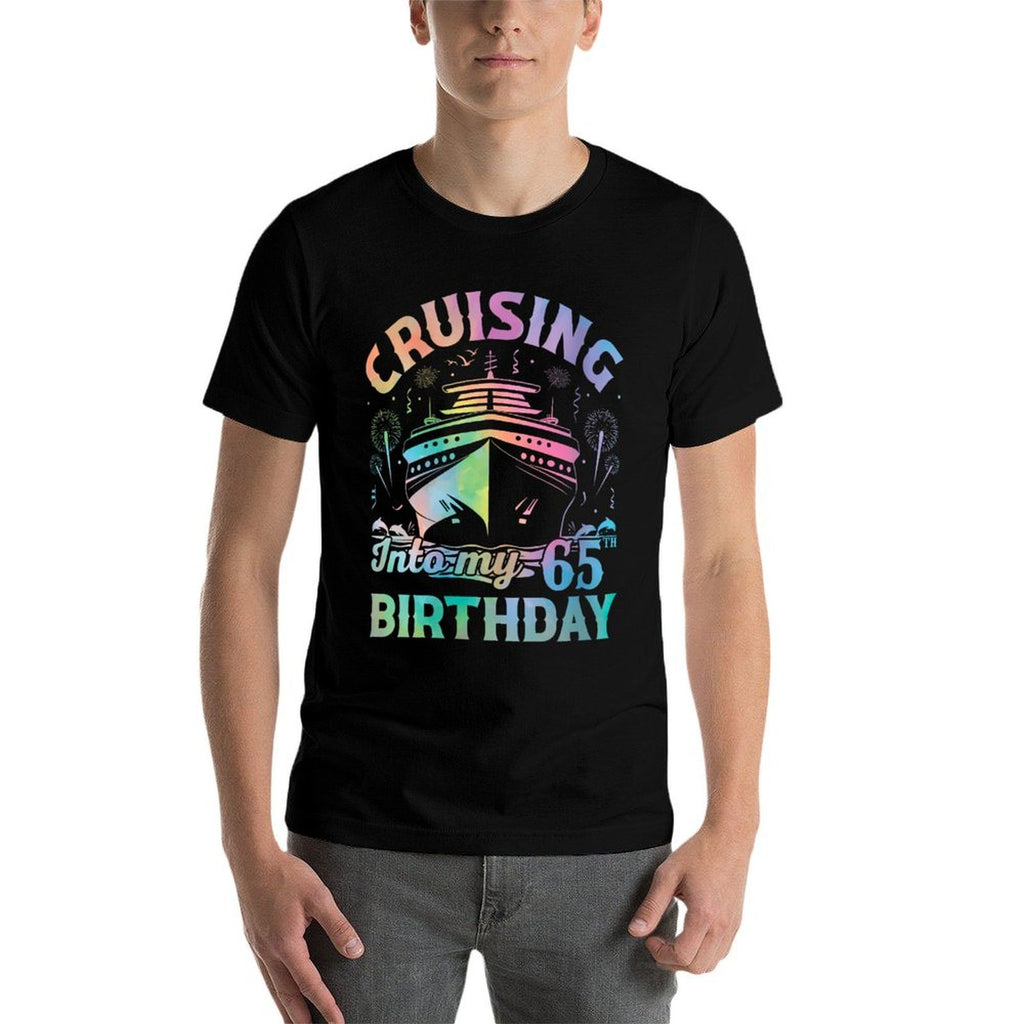 65 Year Old Birthday Tie Dye Cruising Into My 65th Birthday  Classic T-Shirt